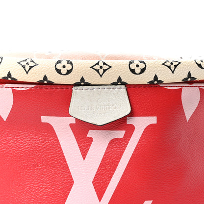 Louis Vuitton Monogram Giant Bumbag Rouge 7 of 9