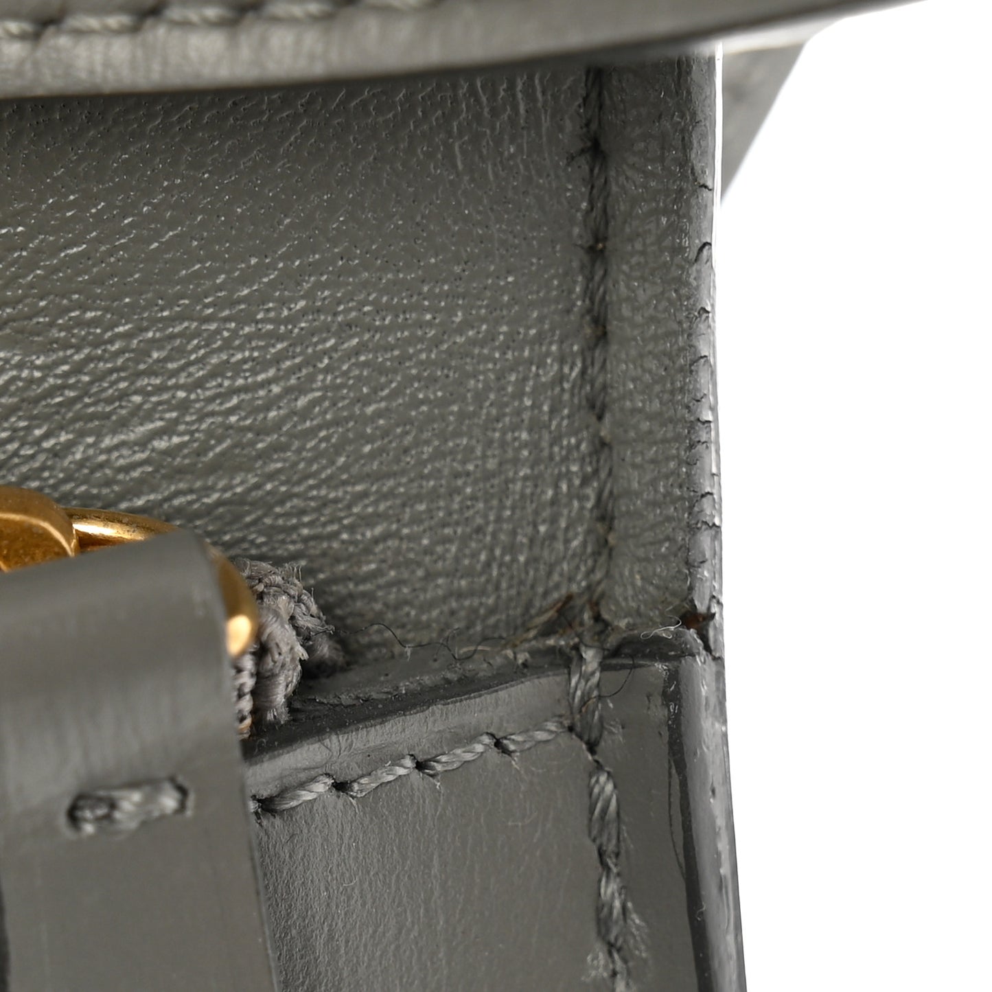 Box Calfskin Medium Classic Box Flap Bag Zinc