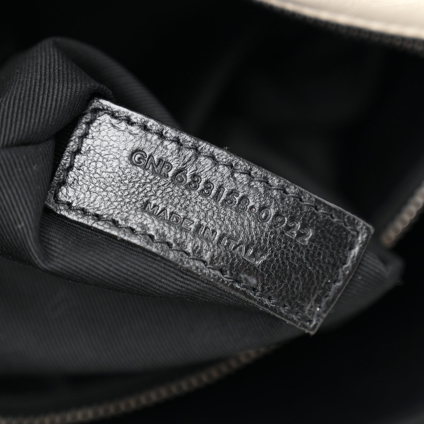 Crinkled Calfskin Matelasse Monogram Medium Niki Chain Satchel Crema Soft