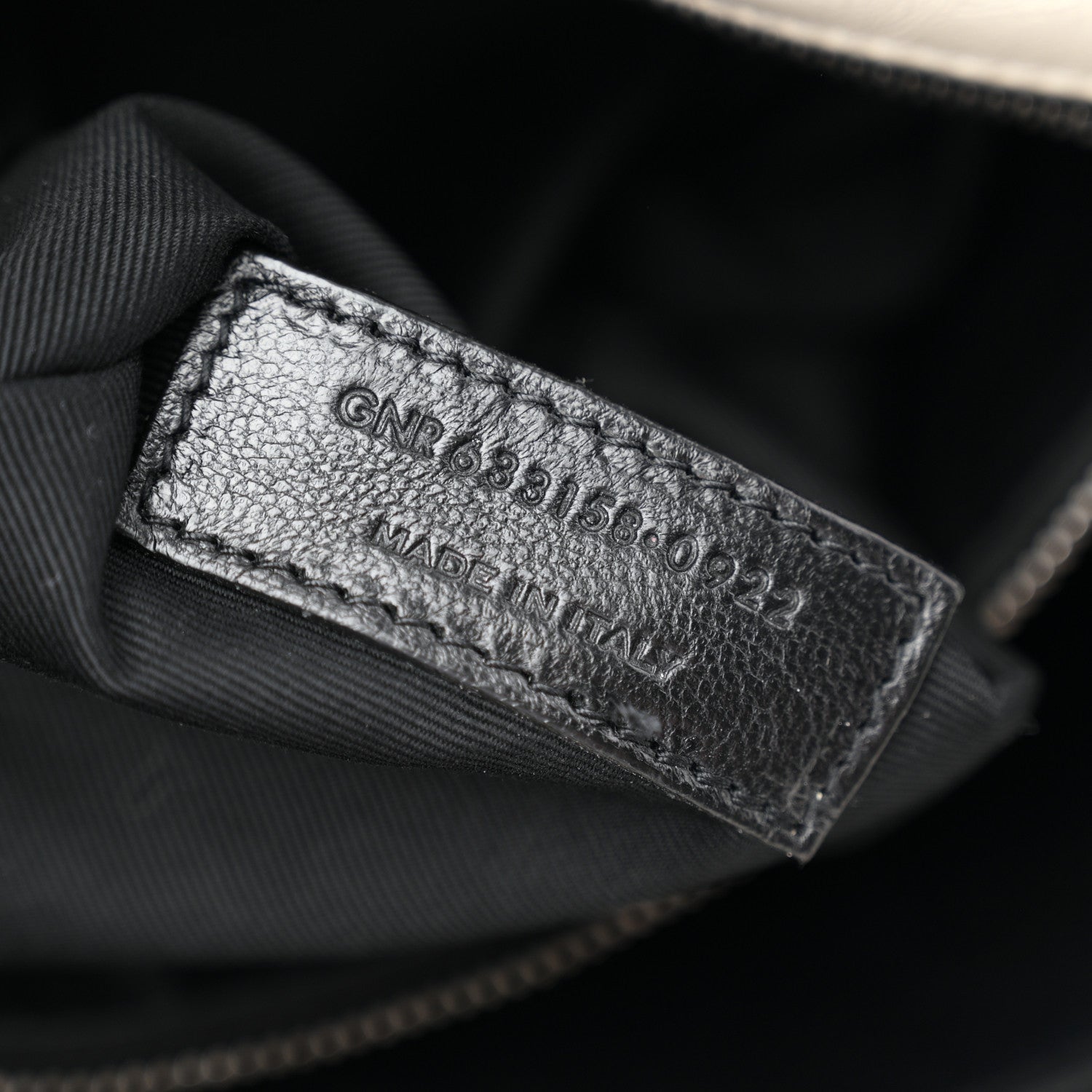 Saint Laurent Crinkled Calfskin Matelasse Monogram Medium Niki Chain Satchel Crema Soft 7 of 10