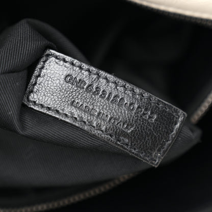 Saint Laurent Crinkled Calfskin Matelasse Monogram Medium Niki Chain Satchel Crema Soft 7 of 10