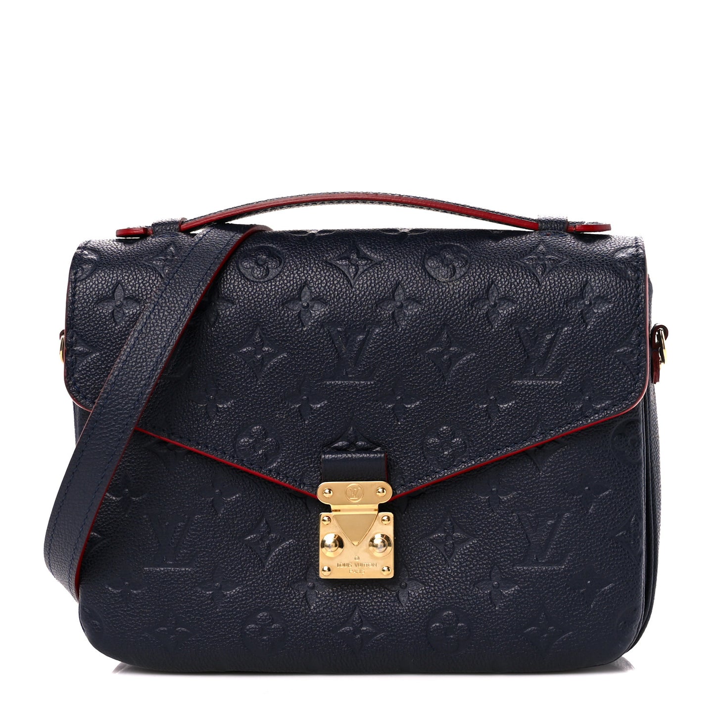 Empreinte Pochette Metis Marine Rouge