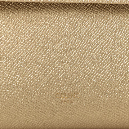 Celine Laminated Calfskin Nano Belt Bag Gold 10 of 11