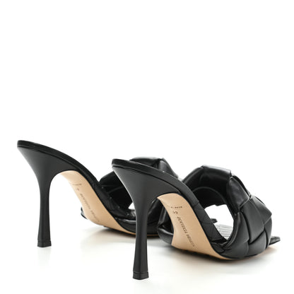 Bottega Veneta Nappa Maxi Intrecciato Lido Mule Sandals 41 Black 4 of 8
