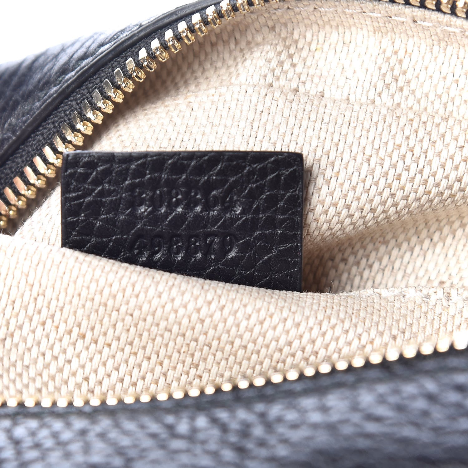 Gucci Pebbled Calfskin Small Soho Disco Bag Black 7 of 9