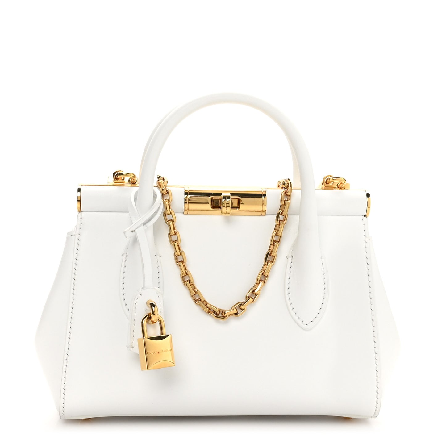 Vitello Mini Marlene Day Bag White