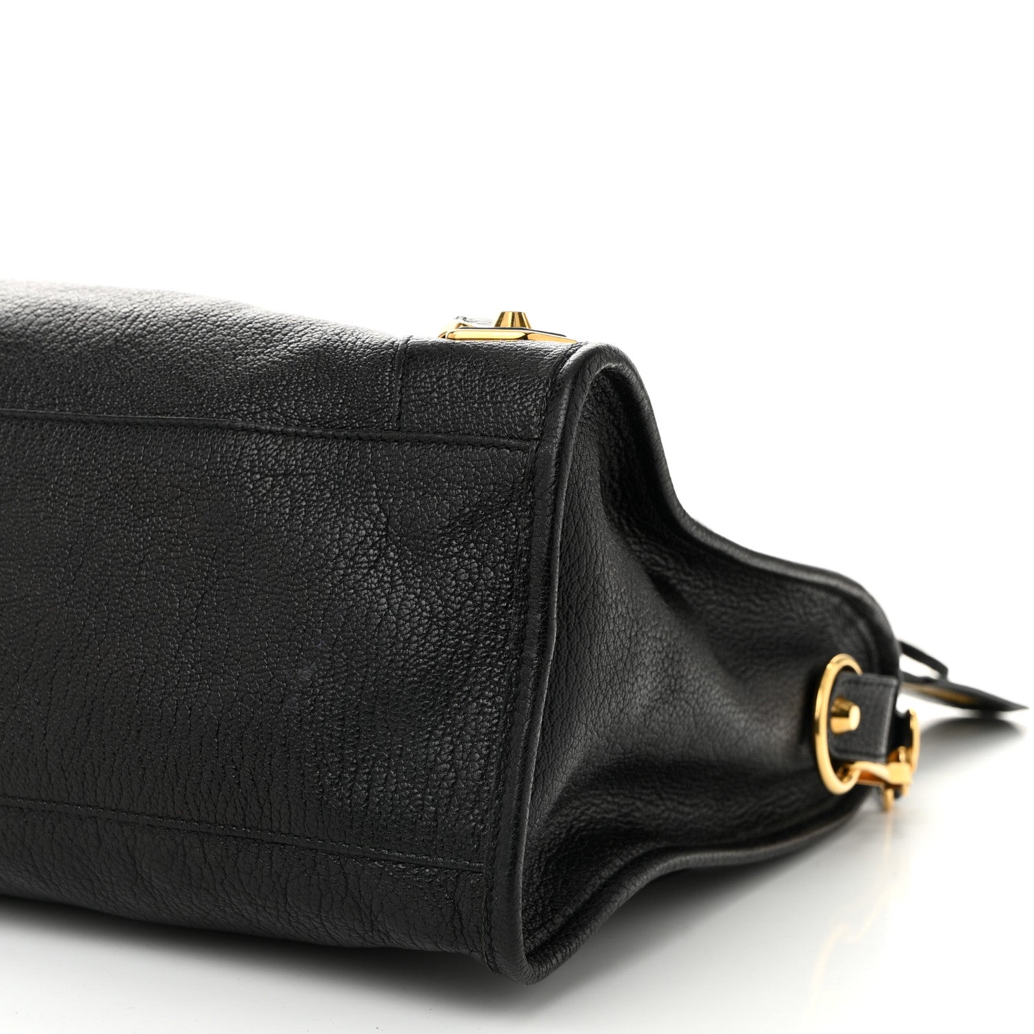 Balenciaga Chevre Gold Metallic Edge Hardware City Black 11 of 11