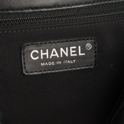 Chanel Calfskin Quilted Flap Tote Black 6 of 7
