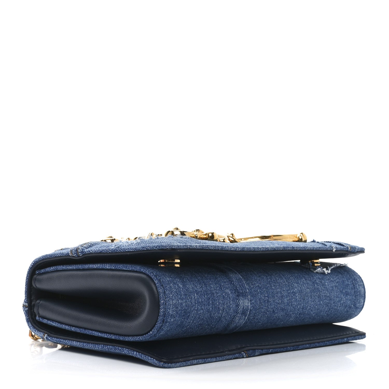 Dolce & Gabbana Denim Mini DG Girls Shoulder Bag Blue 1746012