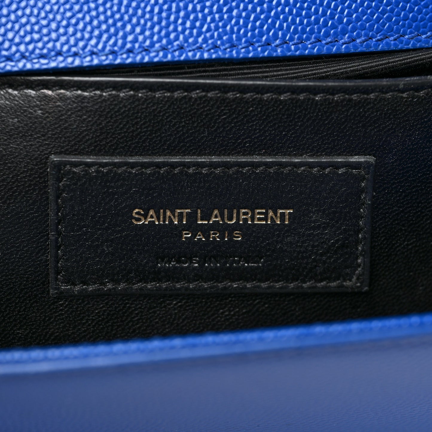 Grain De Poudre Small Classic Monogram Kate Satchel Royal Blue