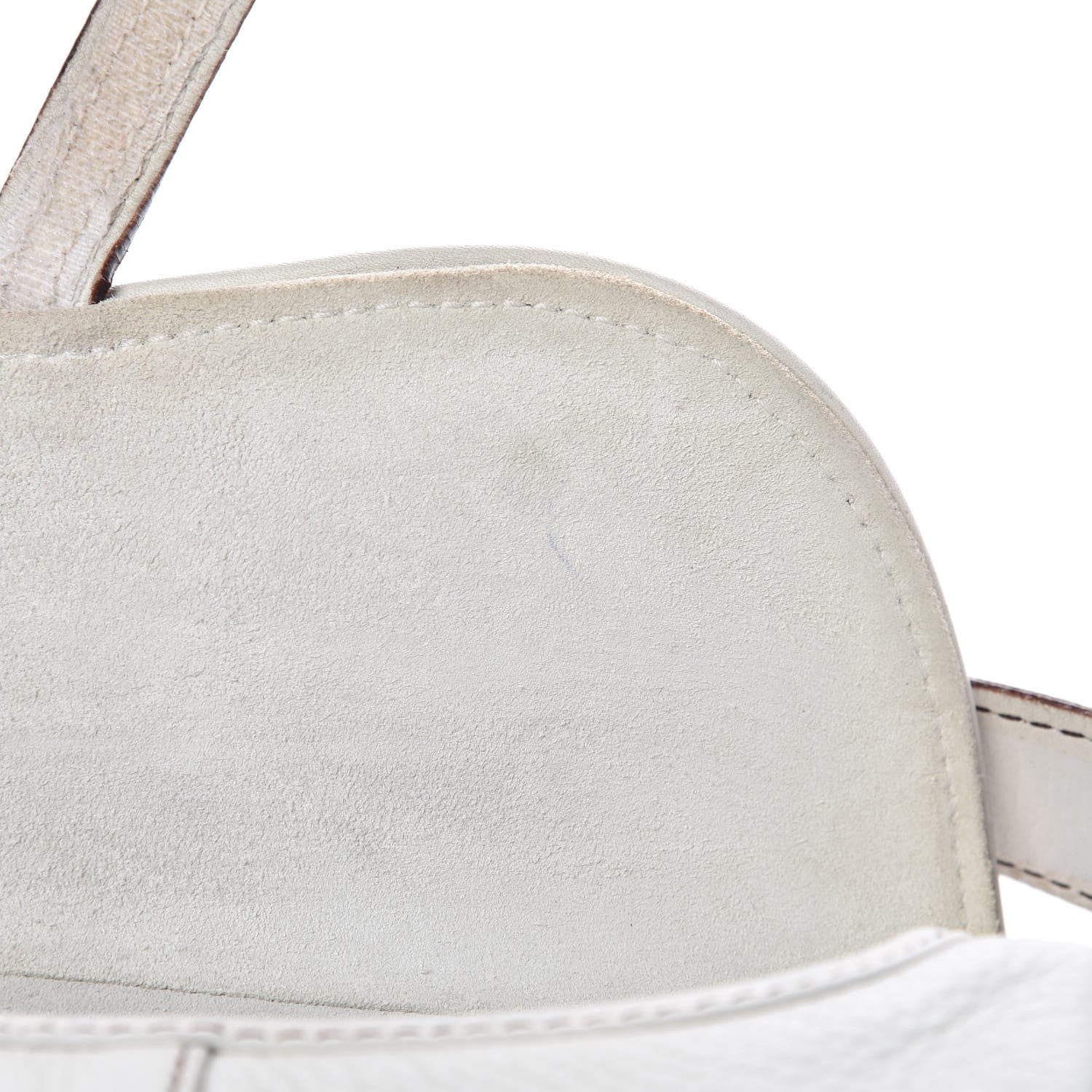 Christian Dior Calfskin Saddle Bag White 15 of 16