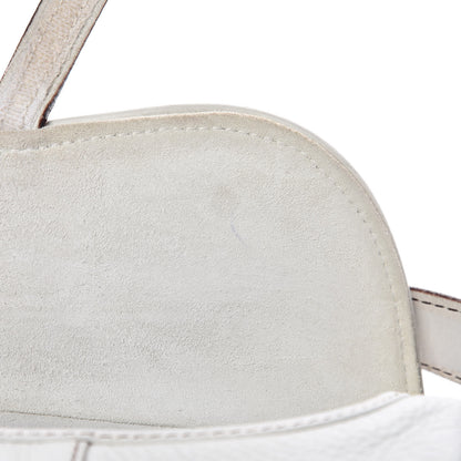 Christian Dior Calfskin Saddle Bag White 15 of 16