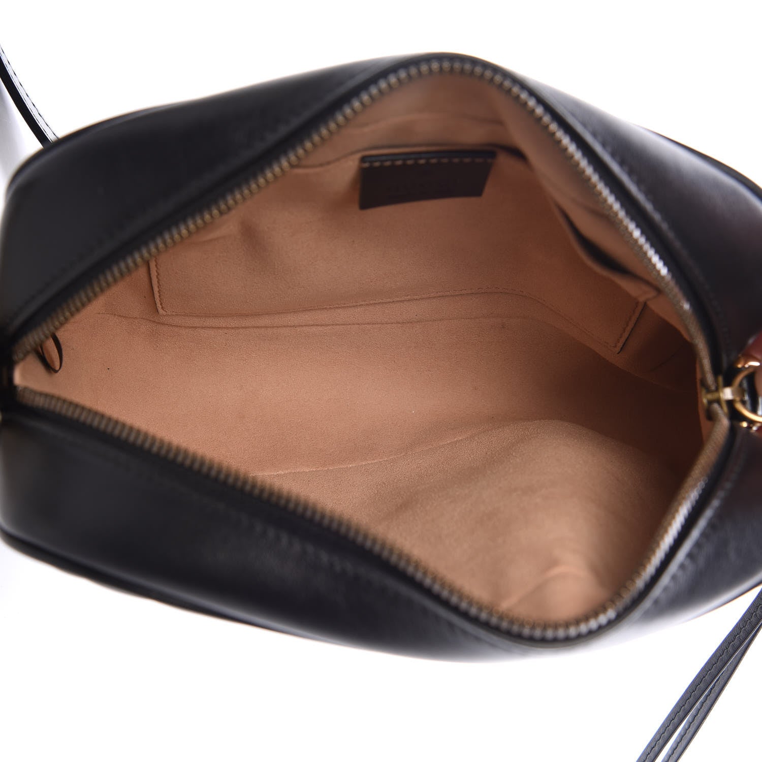 Gucci Calfskin Matelasse Small GG Marmont Chain Shoulder Bag Black 5 of 9