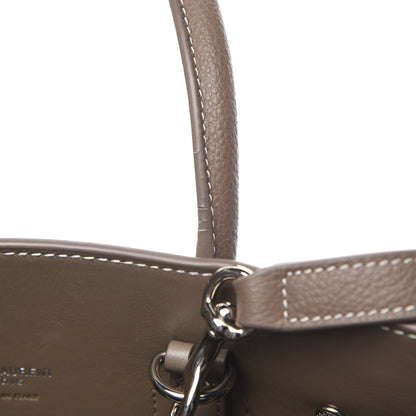 Saint Laurent Grained Calfskin Topstich Baby Sac De Jour Taupe 17 of 19