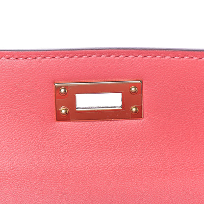 Hermes Chevre Mysore Mini Kelly Sellier 20 Rose Lipstick 23 of 31
