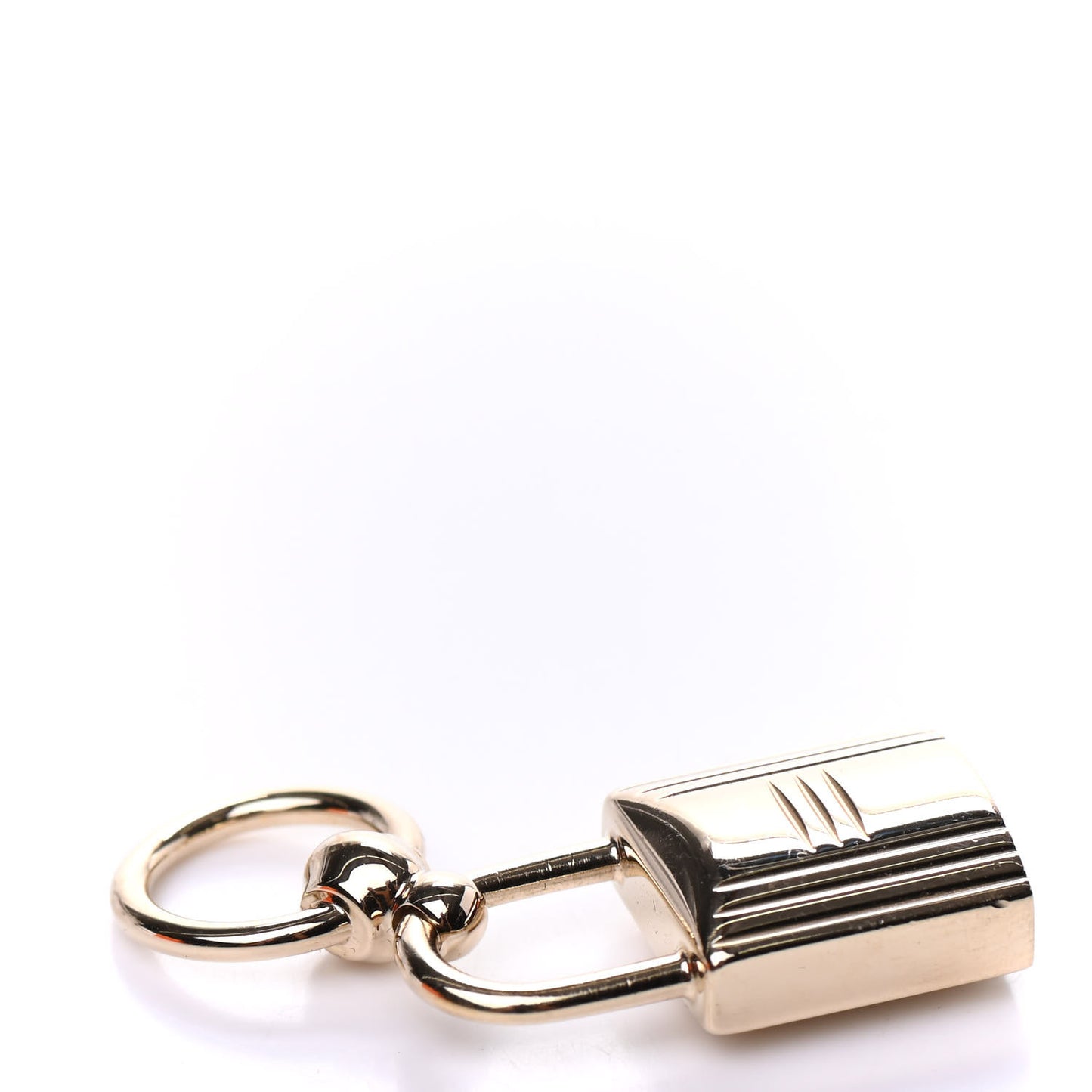 Permabrass Mini Loop Charms Cadenas Scarf Ring Gold