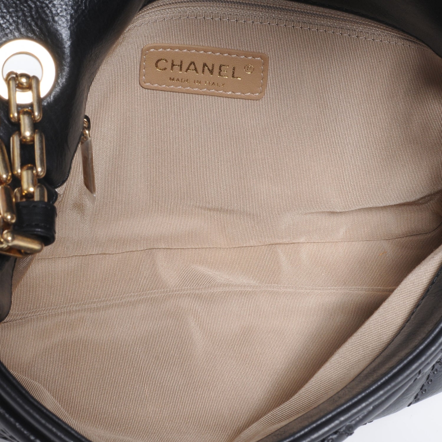 Chanel Calfskin Quilted Retro Chain Flap Black 6 of 8
