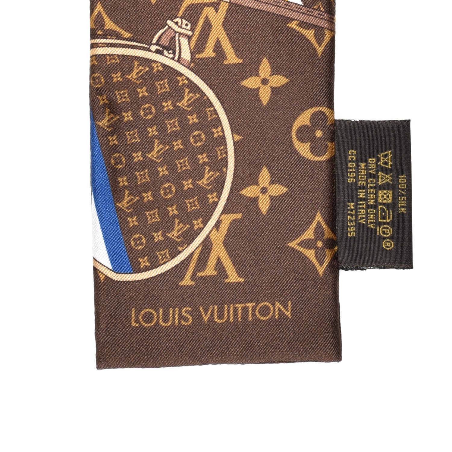 Louis Vuitton Silk Monogram Trunks Bandeau 3 of 4