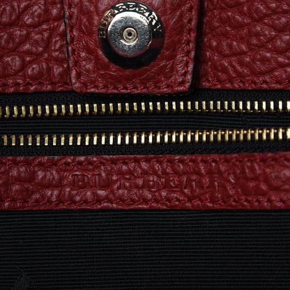 Burberry Heritage Grain Medium Woodbury Tote Military Red 9 of 12
