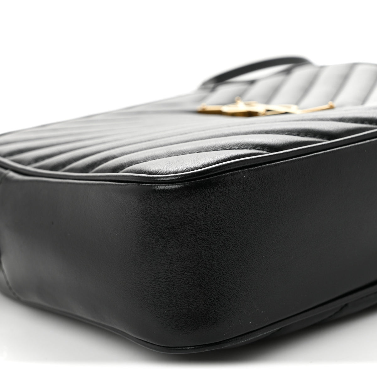 Calfskin Matelasse Monogram Lou Camera Bag Black