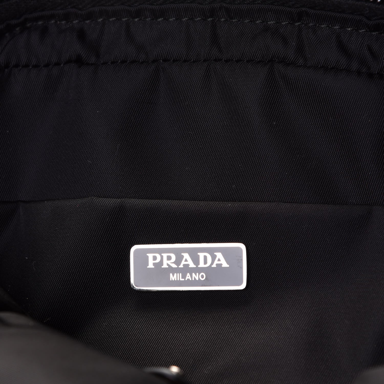 Prada Tessuto Nylon Belt Bag Black 3 of 5