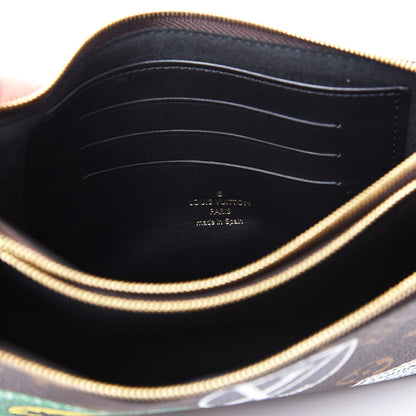 Louis Vuitton Monogram World Tour Double Zip Pochette 7 of 9