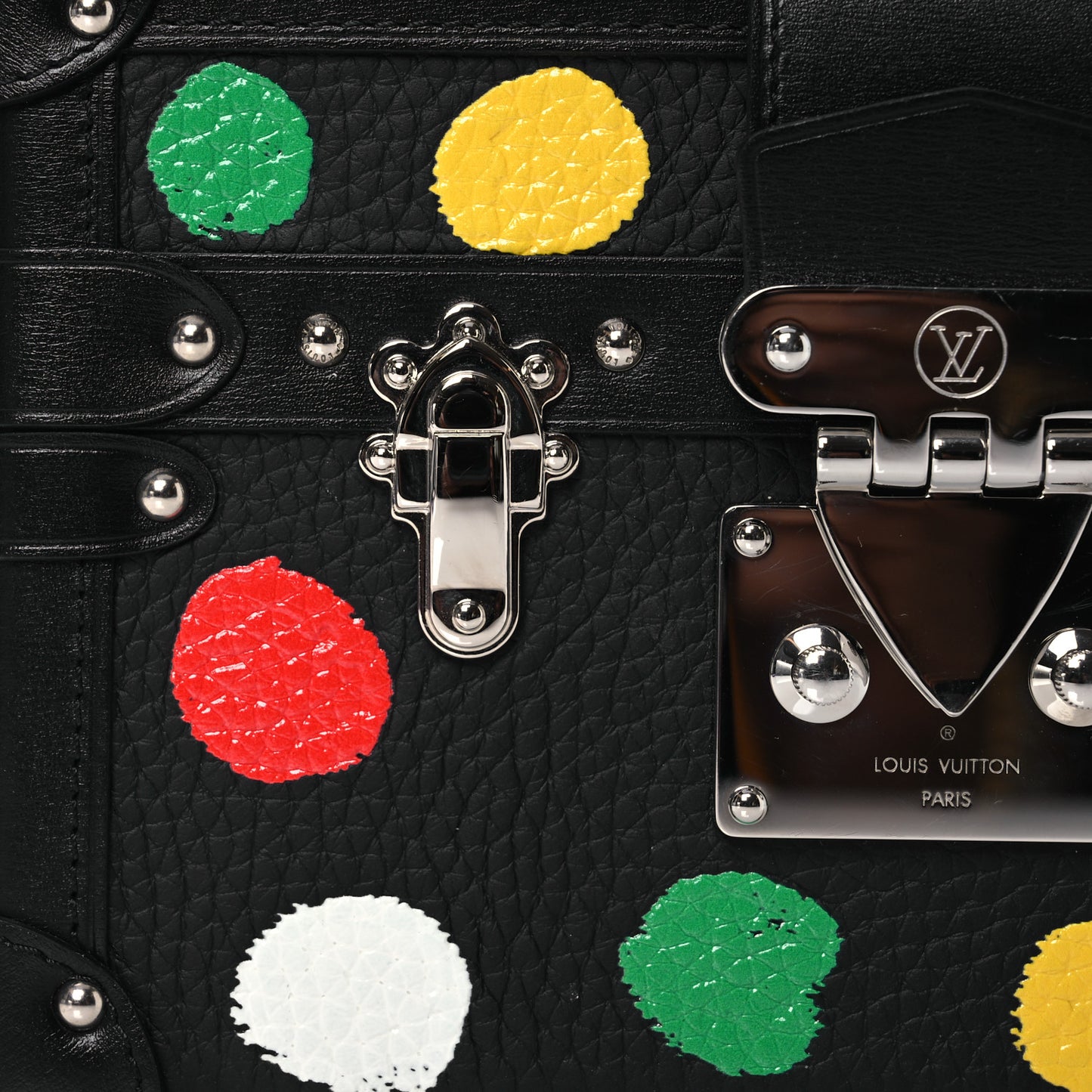 LV X YK Taurillon Petite Malle Black