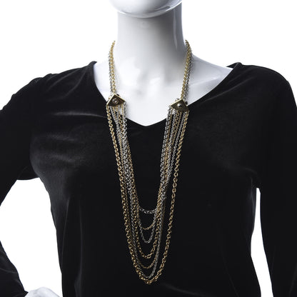 Louis Vuitton Trunkies Sautoir Chain Necklace 2 of 5