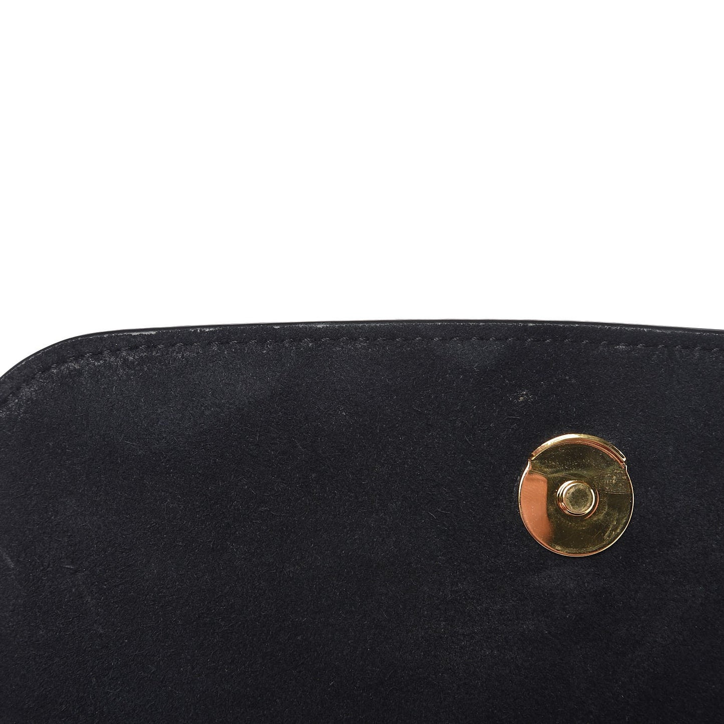 Suede Small Spontini Saddle Bag Black
