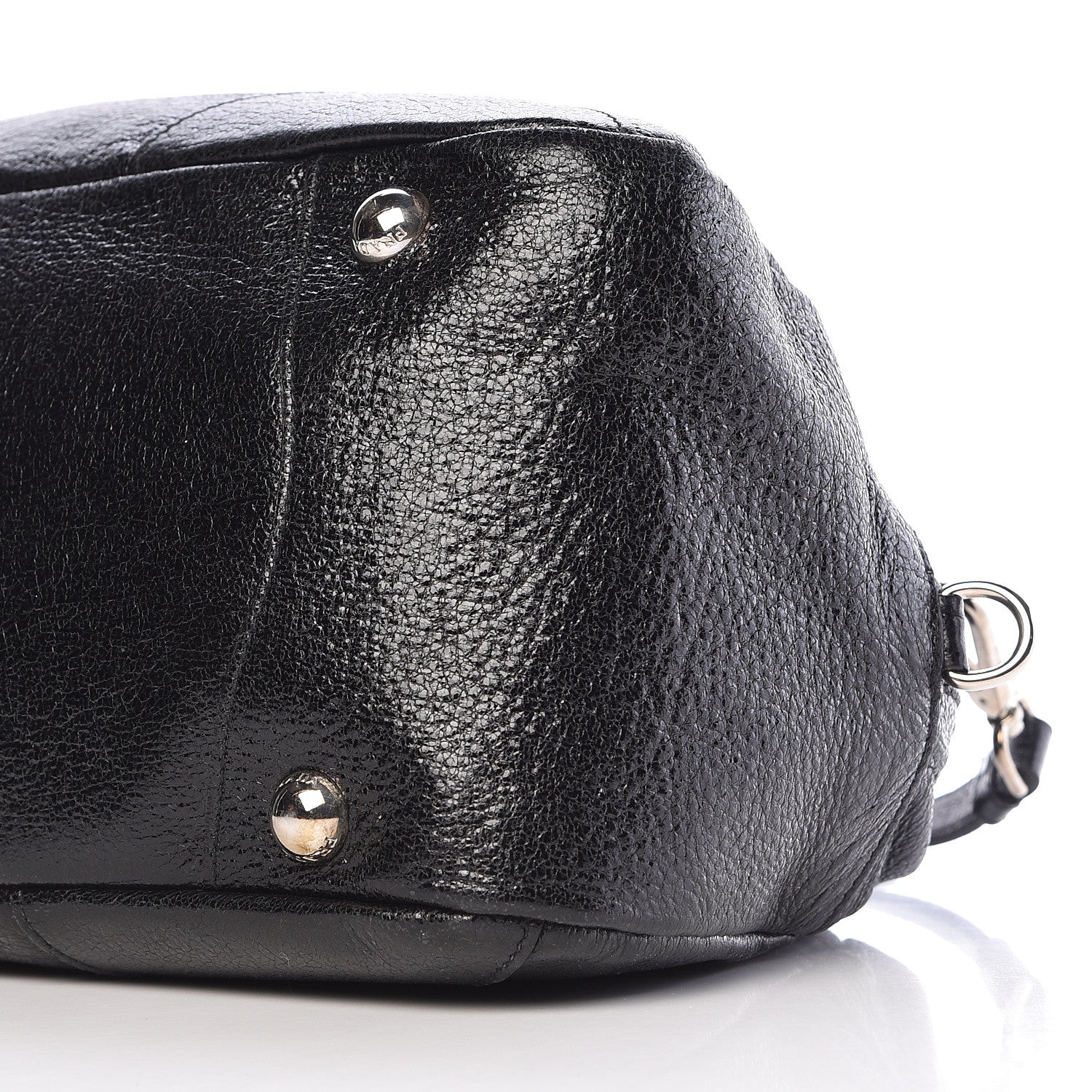 Prada Cervo Lux Chain Shoulder Bag Black 12 of 14