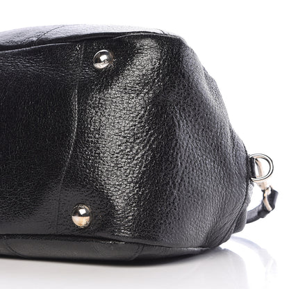 Prada Cervo Lux Chain Shoulder Bag Black 12 of 14