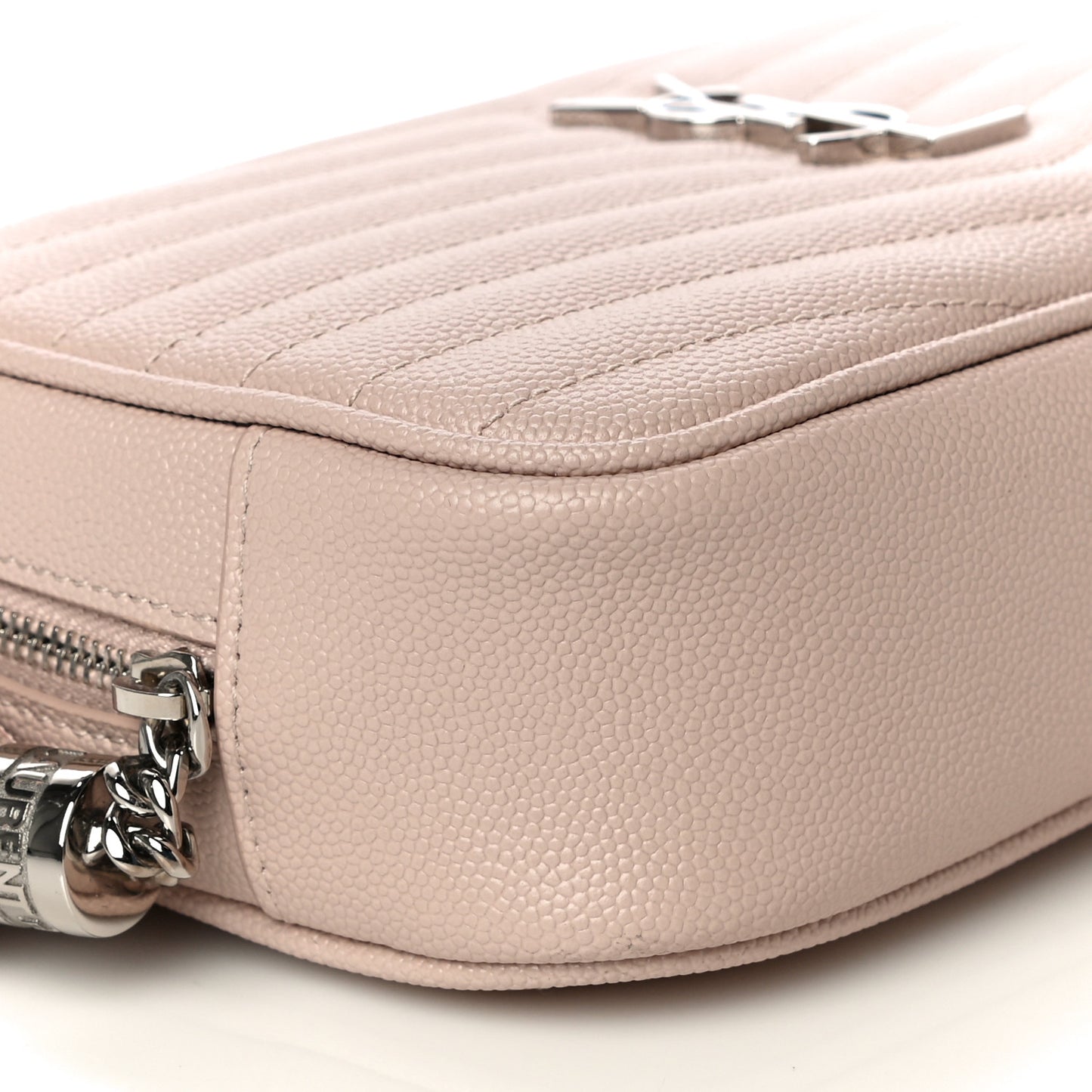 Grain De Poudre Matelasse Monogram Mini Lou Camera Bag Marble Pink