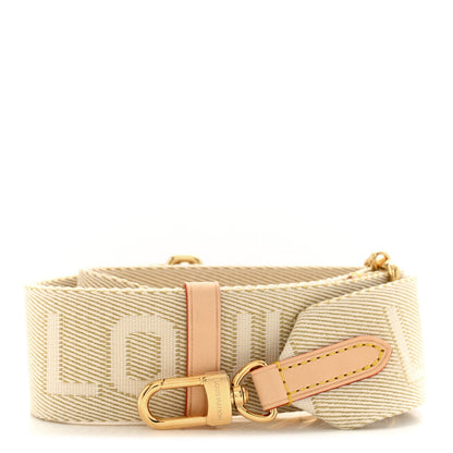Louis Vuitton Jacquard High Rise Shoulder Strap Beige 1 of 3