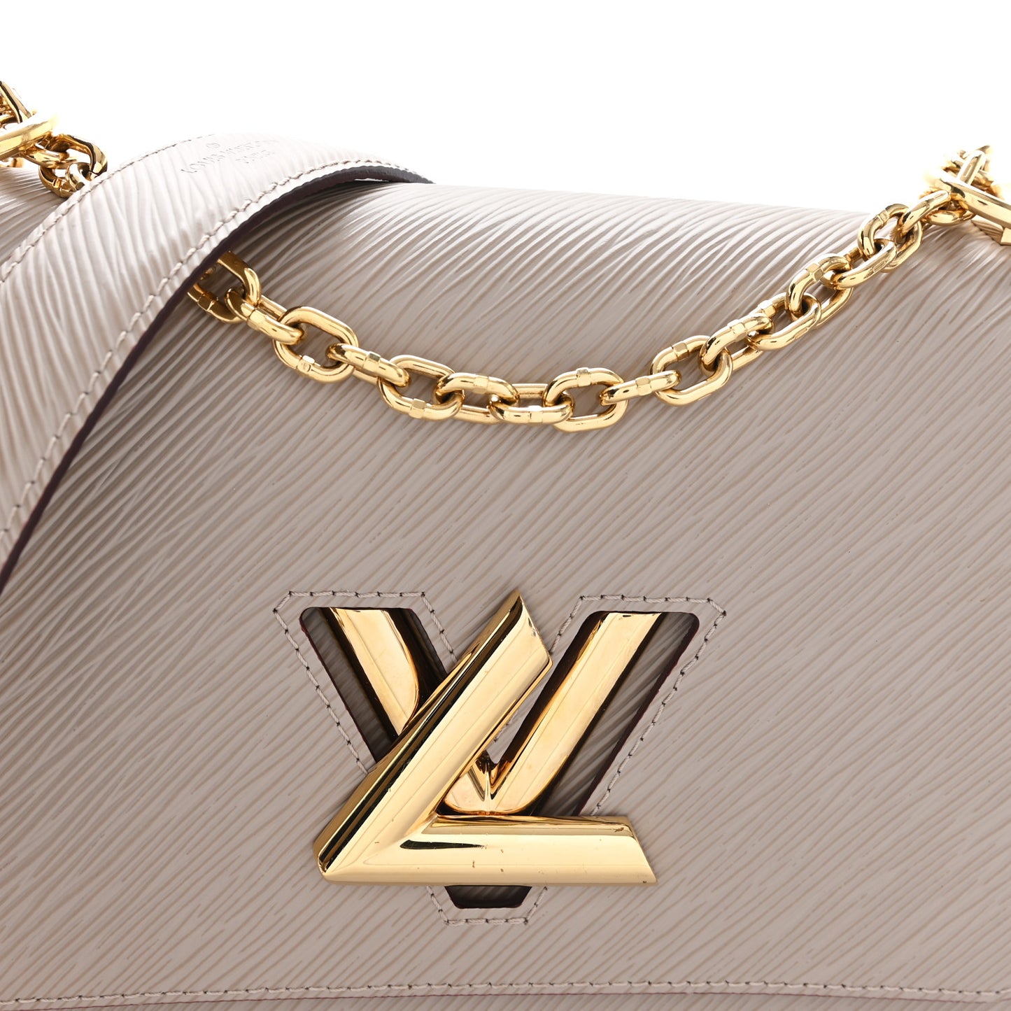 Epi Twist Shoulder Bag MM Galet Galet