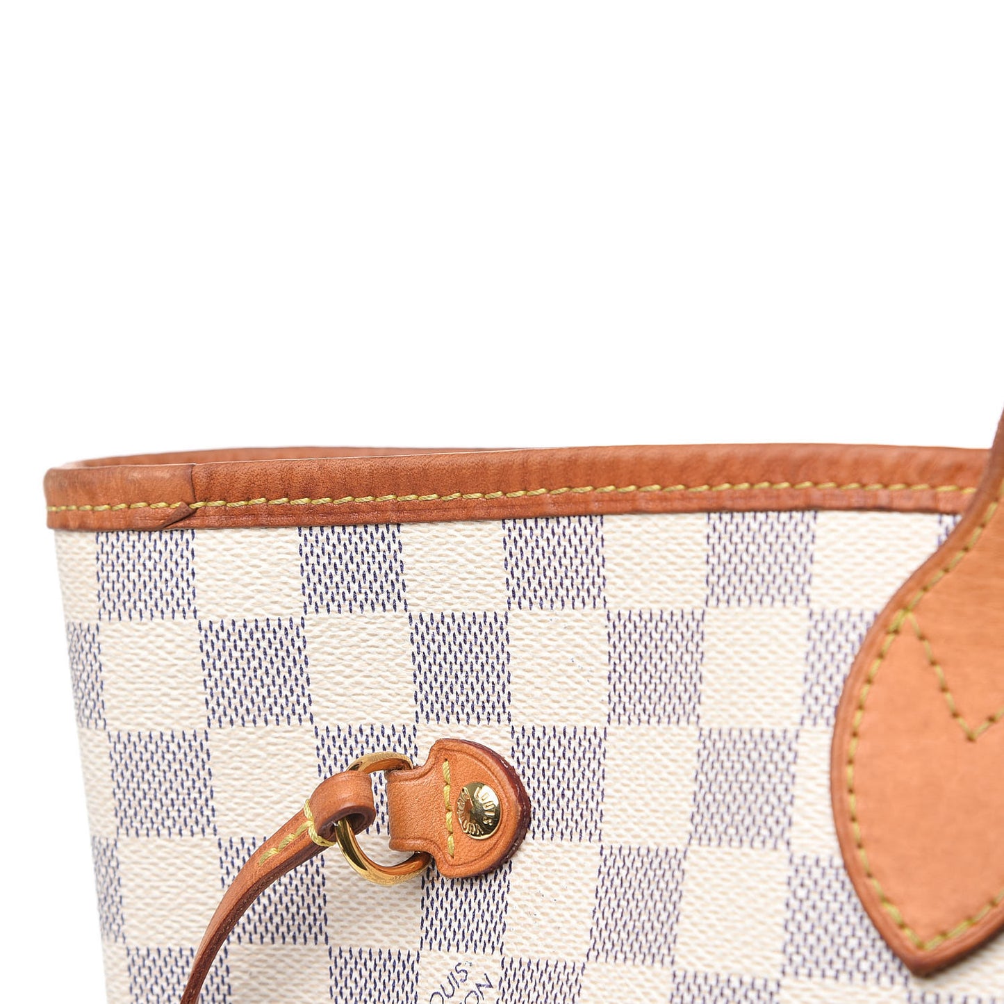 Damier Azur Neo Neverfull MM Rose Ballerine