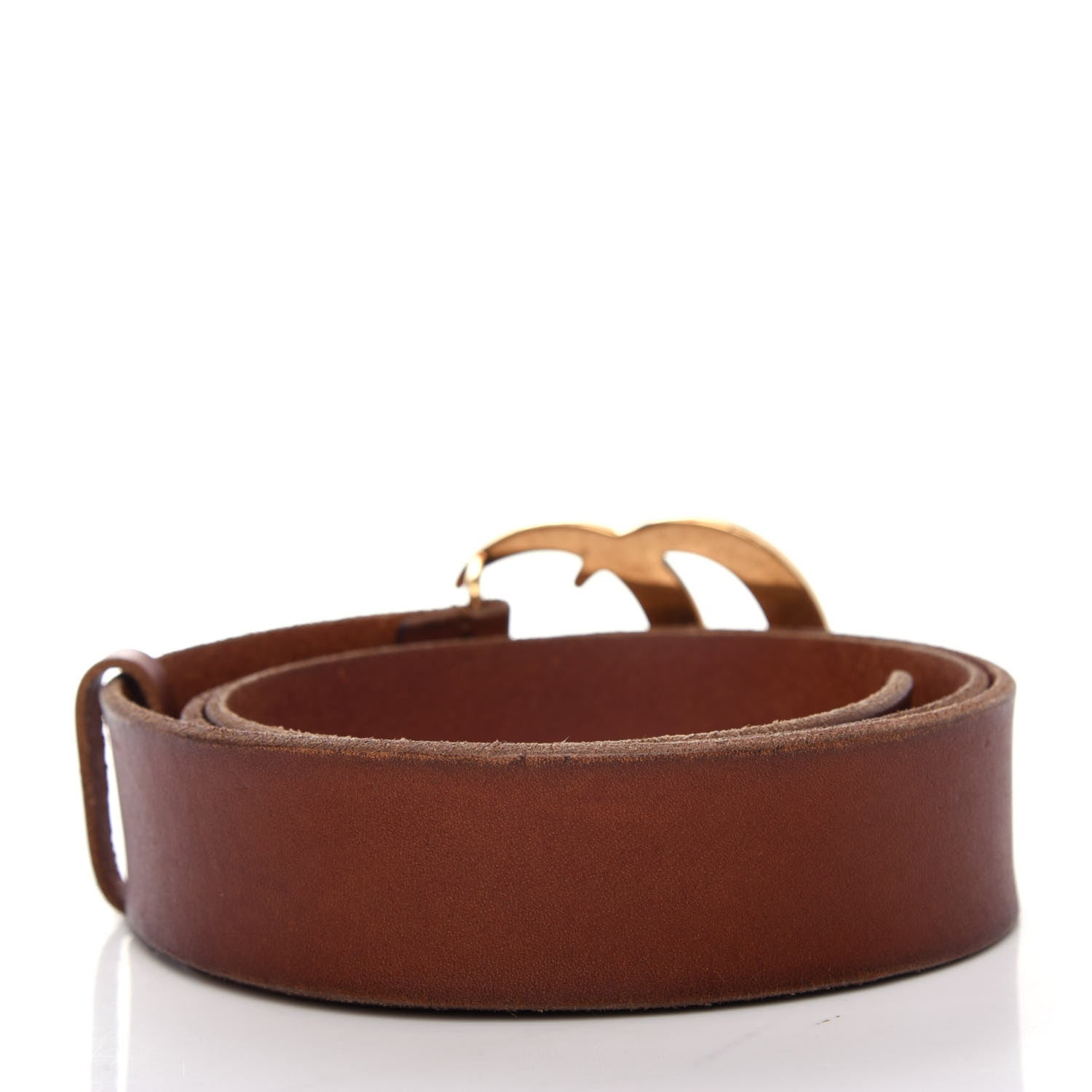 Gucci Faded Calfskin Double G 40mm Belt 95 38 Cuir 2 of 5