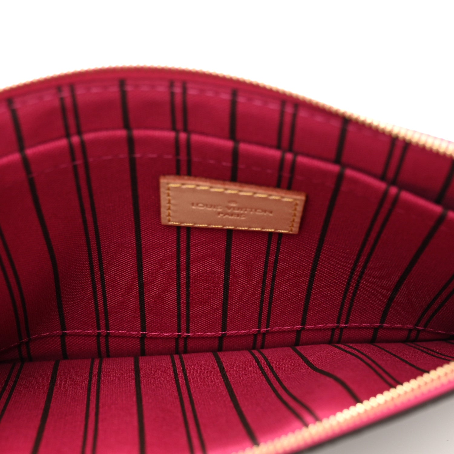 Louis Vuitton Monogram Neverfull MM GM Pochette Pivoine 5 of 6