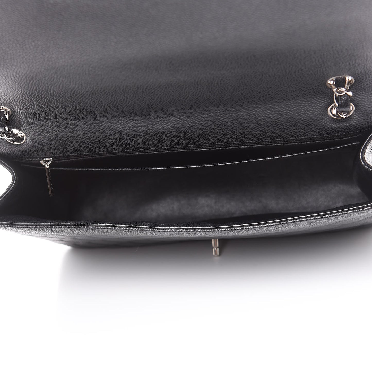 Caviar Quilted Maxi Single Flap Black