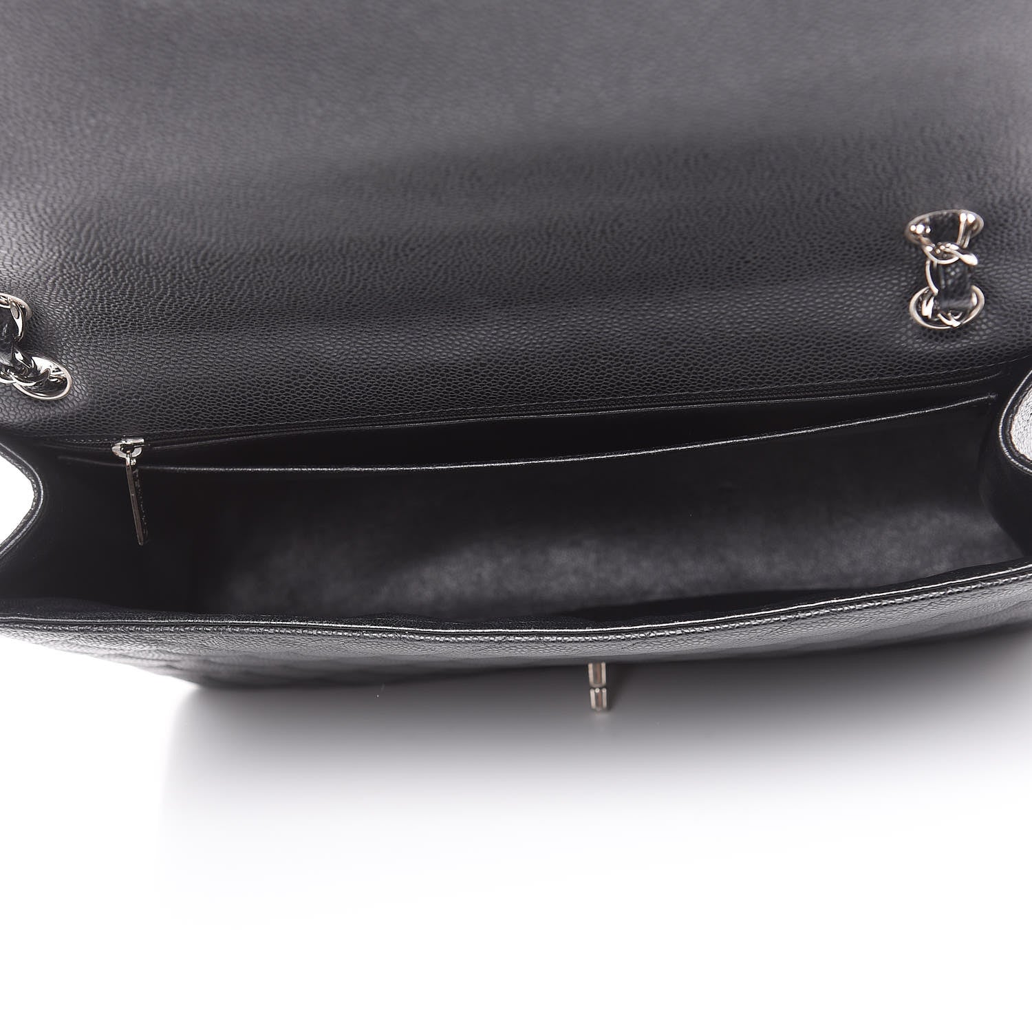 Chanel Caviar Quilted Maxi Single Flap Black 6 of 10
