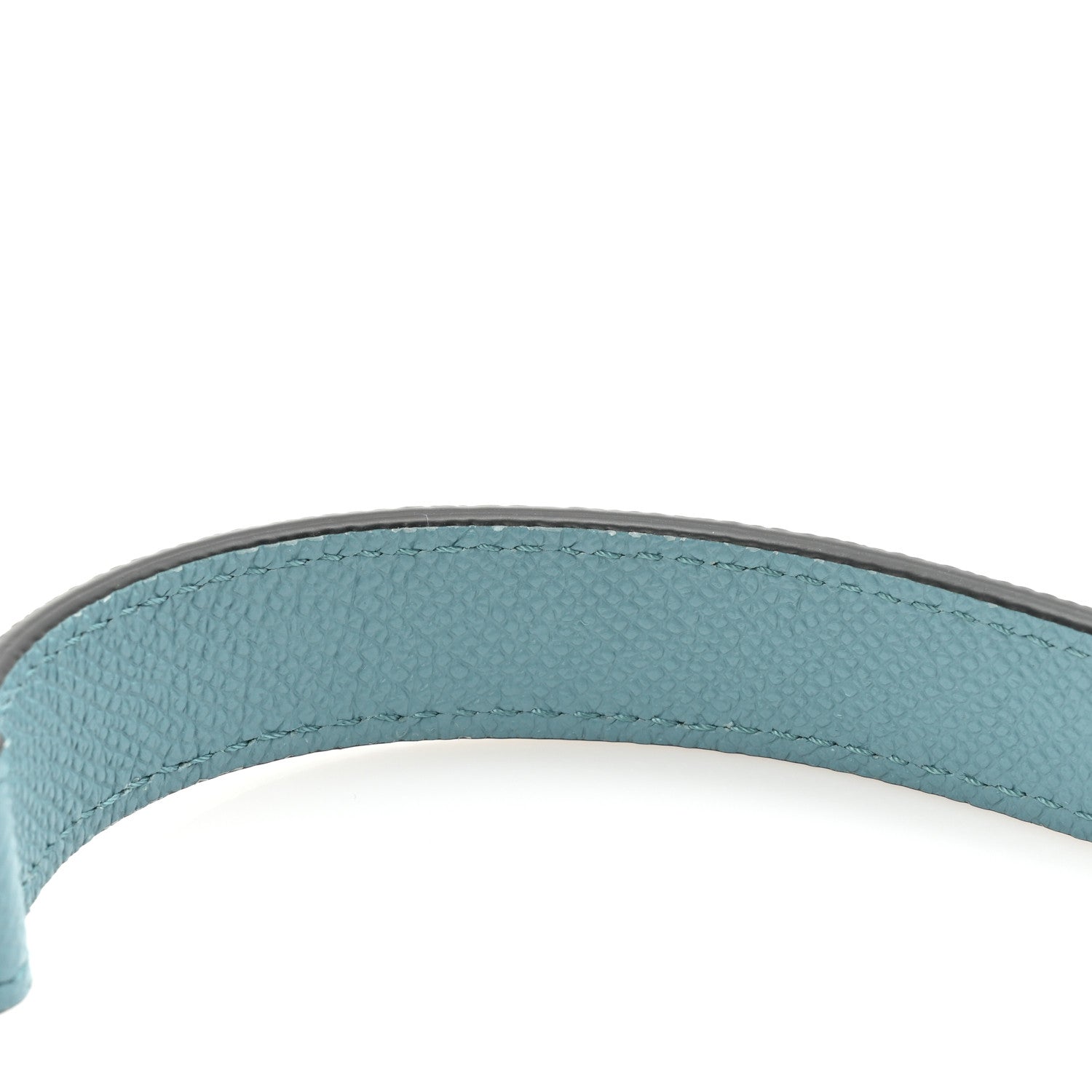 Christian Dior Grained Calfskin Saddle Bag Azure Blue 13 of 13