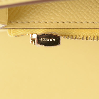 Hermes Epsom Kelly Longue Wallet Soufre 6 of 14