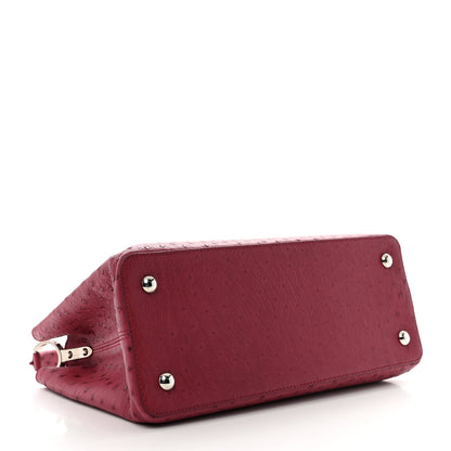 Louis Vuitton Ostrich Capucines MM Fuchsia 4 of 11