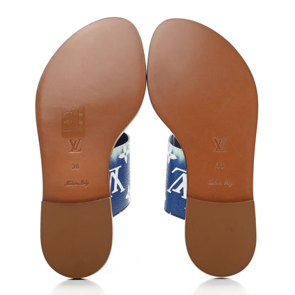 Louis Vuitton Monogram Escale Palma Sandals 36 Blue 5 of 8