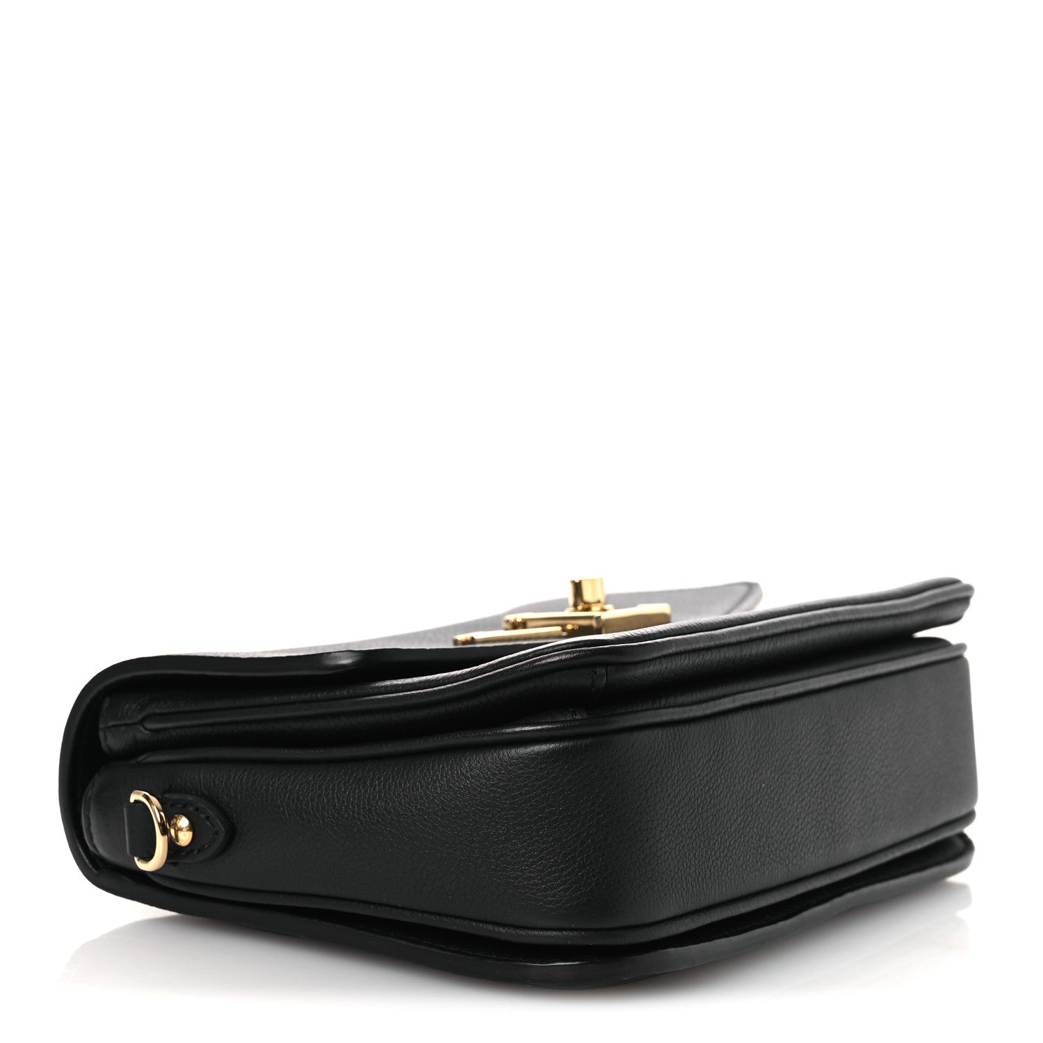Louis Vuitton Grained Calfskin Lockme Oxford Black 4 of 12