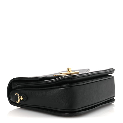 Louis Vuitton Grained Calfskin Lockme Oxford Black 4 of 12