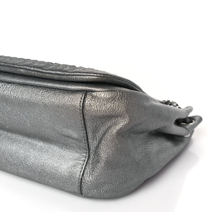 Chanel Luxe Ligne Flap Bag Silver 9 of 9