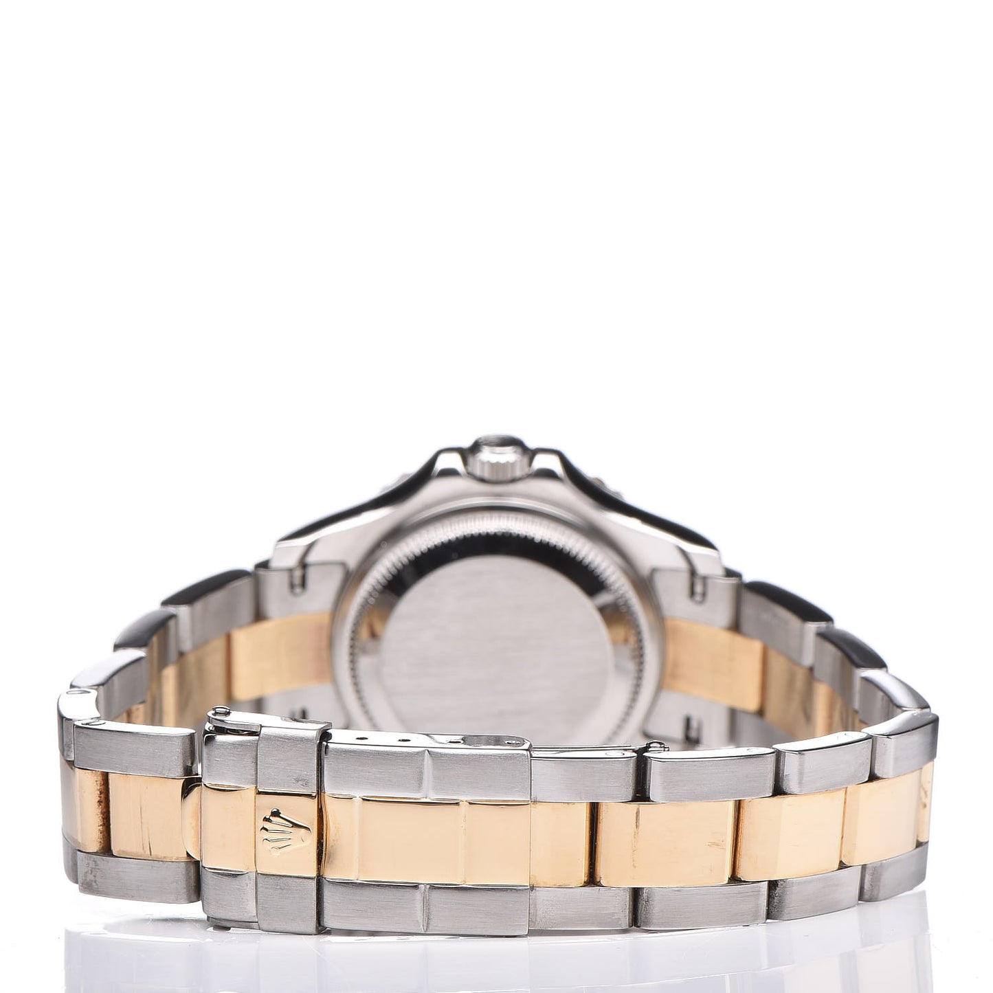 Stainless Steel 18K Yellow Gold 29mm Oyster Perpetual Date Yacht-Master Watch Champagne 169623