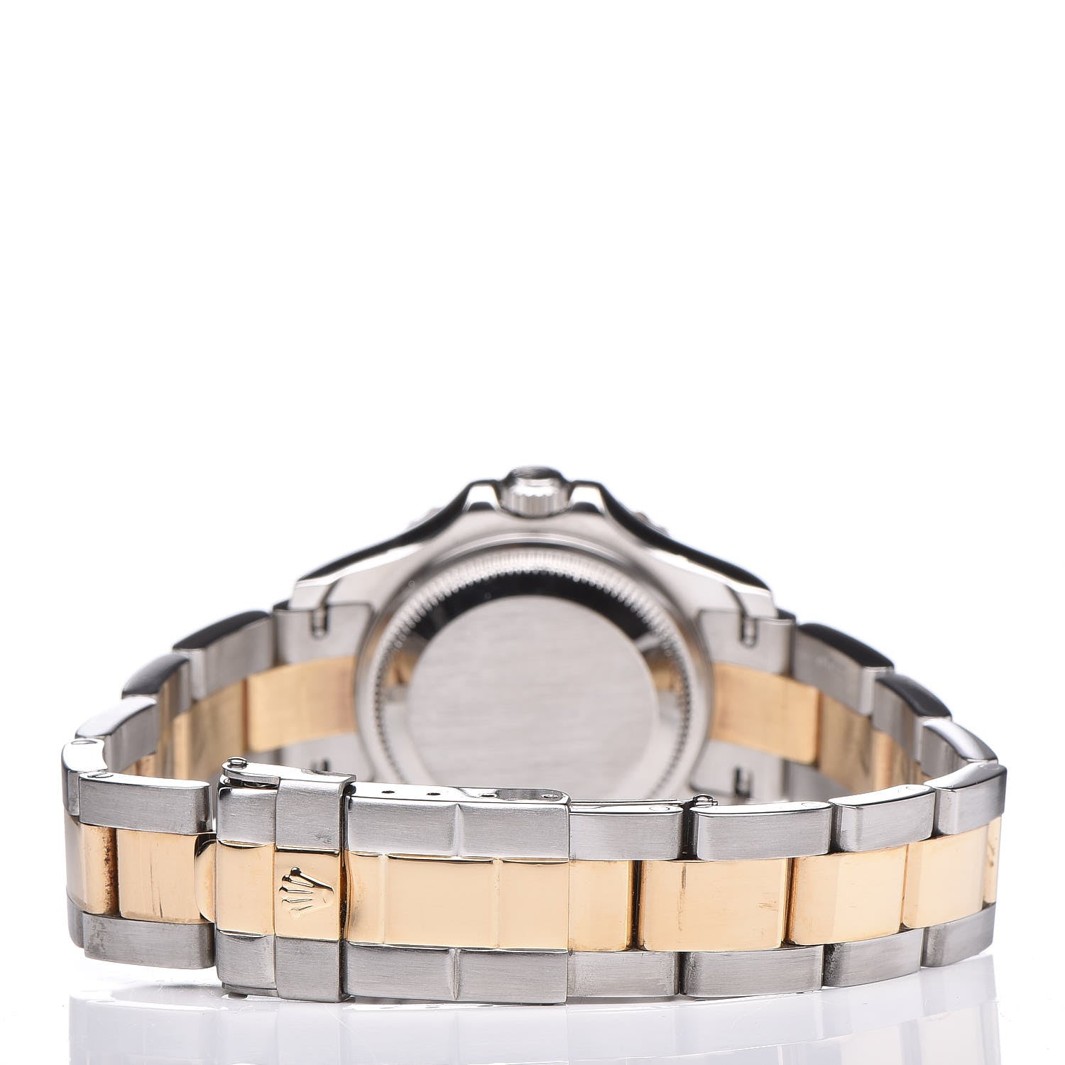Rolex Stainless Steel 18K Yellow Gold 29mm Oyster Perpetual Date Yacht-Master Watch Champagne 169623 4 of 9