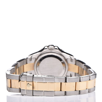 Rolex Stainless Steel 18K Yellow Gold 29mm Oyster Perpetual Date Yacht-Master Watch Champagne 169623 4 of 9