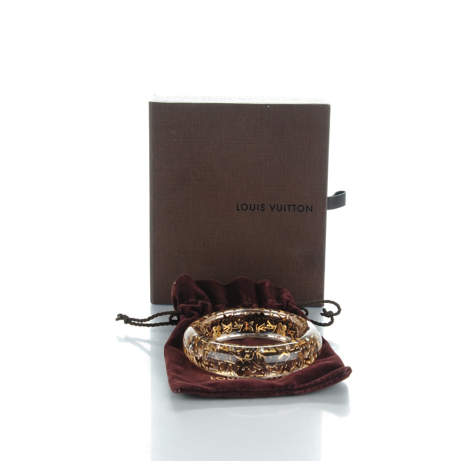 Louis Vuitton Resin Swarovski Medium Inclusion Bracelet GM Transparent 3 of 3